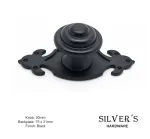 Black Knob on Backplate