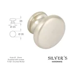 35mm Aspen Cupboard Knob Brushed Nickel