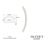 Clifton Bow Handle Brushed Nickel - 128mm C/C