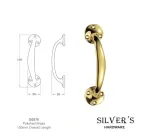 Bow Pull Handle Polished Brass Finish 150mm