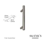 T-Bar Cupboard Handle Brushed Nickel - 96mm C/C