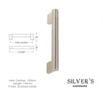 Chelsea Cupboard Handle Brushed Nickel 160mm C/C