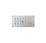 Hit and Miss Vent Anodised Aluminium - 152 x 76mm (6x3")