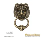Heritage Brass Lion Knocker Antique Brass