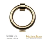 Heritage Brass Ring Door Knocker Polished Brass