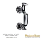 Heritage Brass Doctors Knocker Polished Chrome