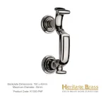Heritage Brass Doctors Knocker Polished Nickel