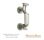Heritage Brass Doctors Knocker Finish: Satin Nickel