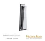Heritage Brass Slim Door Knocker Satin Chrome