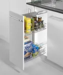 Pull-Out Basket Set Complete with Frame to suit 300mm Cabinet
