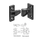Keku push fit fastener set, hospa frame component AS
