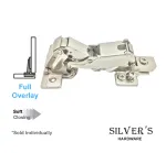 165   Kitchen Hinges Full Overlay Soft Close 35mm Cup