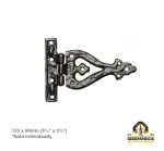 Kirkpatrick Antique Black Malleable Iron Hinge 1510