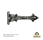 Kirkpatrick Antique Black Malleable Iron Hinge 1513