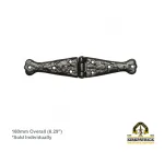 Kirkpatrick Antique Black Malleable Iron Strap Hinge 923
