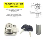 Symo 3000 Cupboard Cam Lock Complete **KEYED TO DIFFER**