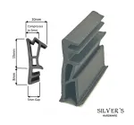 15m Roll of Replacement Munster Joinery Door & Window Seal - Black