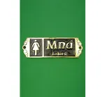 Mna (Ladies) Solid Brass Irish Door Signage