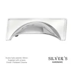 Rioghal 64mm C/C Cabinet Drawer Pull Polished Chrome