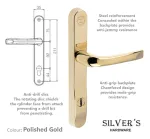 High Security ProSecure Handles Polished Gold