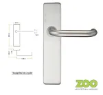 RTD Lever on Long Plate - Lever Latch