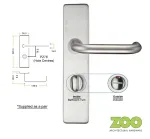 RTD Lever on Long Plate - WC - Privacy PZ78