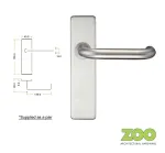 RTD Lever on Short Plate - Lever Latch