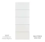 5P Contemporary Regency Primed Smooth Door