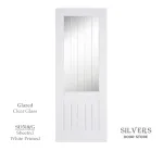 Sheeted Panel Cottage Style Door White Primed - Glazed