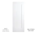 1 Panel Wide Shaker Style Door White Primed