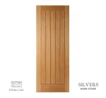 Sheeted Lacquered Cottage Style Door White Oak 44mm