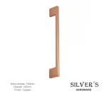Sleek Bar Handle Copper Finish 160mm C/C
