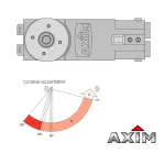AXIM TC9903-90 Concealed Transom Closer **Body Only**