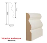 Victorian Primed MDF Architrave 94mm