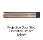 105mm Projection Door Stop - Florentine Bronze
