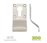 Euro Profile Cylinder Pull Cover Satin Stainless Steel