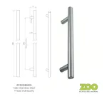 30mm x 600mm Zoo T-Pull Handle Satin Stainless Steel