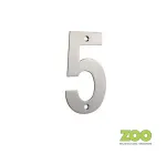 75mm Satin Stainless Steel Numeral (3")