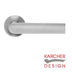 London Lever on Round Rose Door Handles - Karcher SSS