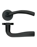 Siena Lever on Rose Door Handles Zoo Hardware - OMB