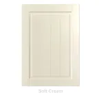 18mm Vinyl Wrapped Door/Drawer Front - Soft Cream
