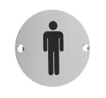 Male 76mm Circular Sign SAA