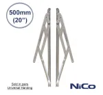20" (500mm) Standard Top Hung Window Hinges