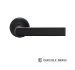 Serozzetta Edge Lever on Round Rose - Matt Black