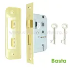 Basta 63mm (2 ½") Polished Brass Sashlock