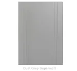 18mm Vinyl Door/Drawer Front - Dust Grey Supermatt