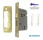 EuroSpec 65mm Electro Brass Sashlock