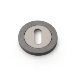 Alexander and Wilks Standard Profile Concealed Fix Escutcheon - Dark Bronze