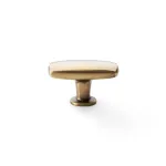 47mm Alexander and Wilks Romulus Soap Bar Cupboard Knob - Antique Bronze