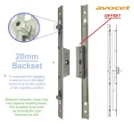20mm Backset Avocet 1000mm Offset Espag Window Lock